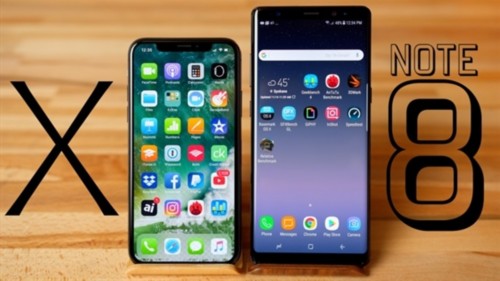 老外去店里买iPhone X 结果被告知Note8更好：大屏看片爽