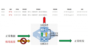 迪普科技自安全网络之“一视”：内网病毒传播