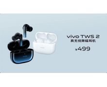 vivo TWS 2系列真无线耳机发布 售价499元/299元