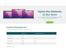 苹果为中小企业提供全新 Mac 升级计划：按月分期