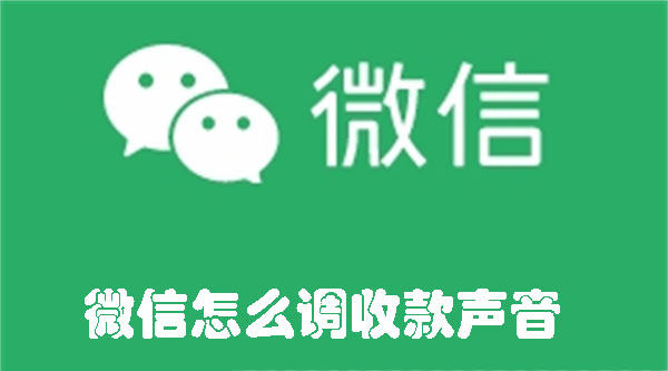 微信怎么调收款声音